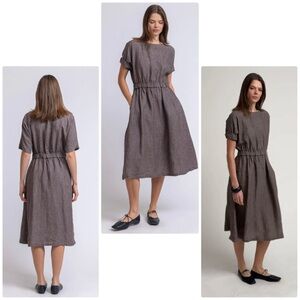Linen Midi Dress